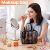 Travel Makeup Organizer, Compact Lightweight Accessory for Travel and Daily
