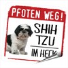 siviwonder Shih TZU Paws Way Small Car Sticker Dog Sticker