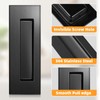 Lipshome Pocket Door Hardware - Pocket Door Pull, Recessed Flush