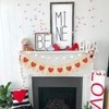 Uniwish Red Heart Banner Garland for Wedding Valentine’s Day Decorations,