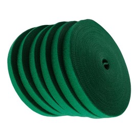 zuylikxy 6 Roll Plant Tape, 196.85 Ft Total Green Garden Tape, Reusable Twist Ties and Adjustable Plant Supports for Climbing Plants, Ideal for Gardening, Home and Office Use