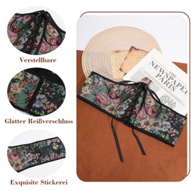 VONMELLI Renaissance Corset Belt for Women Wide Vlastic Waist Belt with Lacing, black