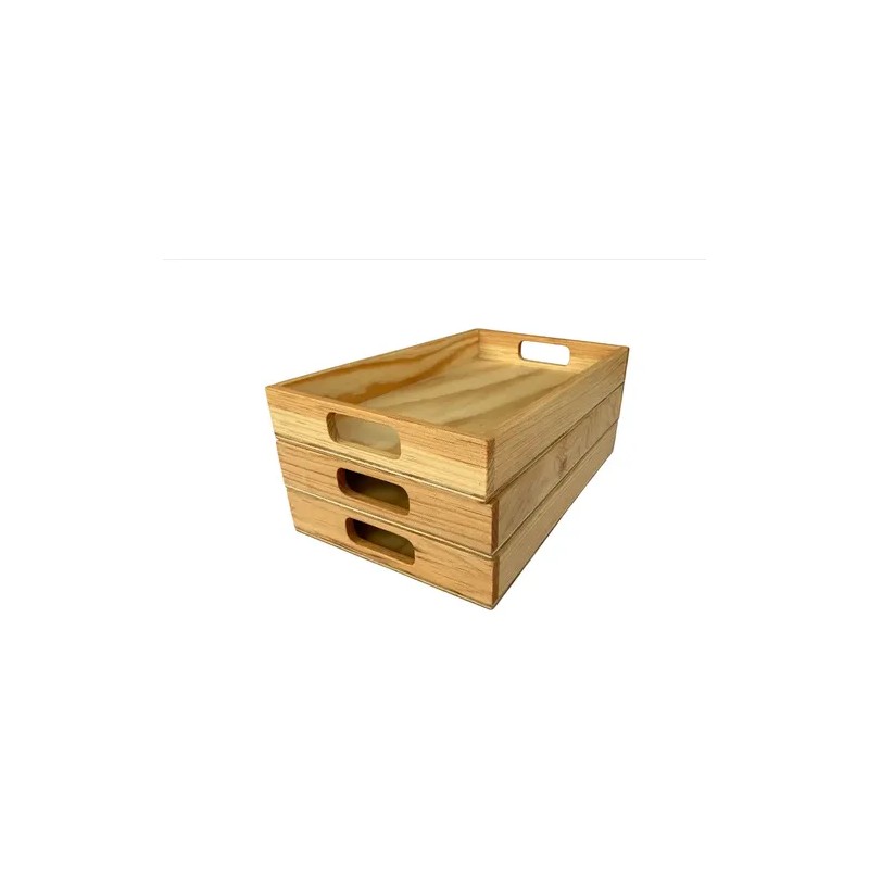 Set De 3 Bandejas Para Material Montessori