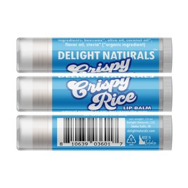 Delight Naturals Crispy Rice Lip Balm - Set of Three