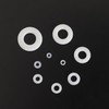 Sutemribor Nylon Flat Washer Assortment Set 600 Pieces, 9 Sizes
