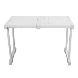 Expandable Shelf Stackable 121lb Load Bearing Divider Storage Rack for Closet Cabinet Cupboard Length 37‑48cm / 14.6‑18.9in