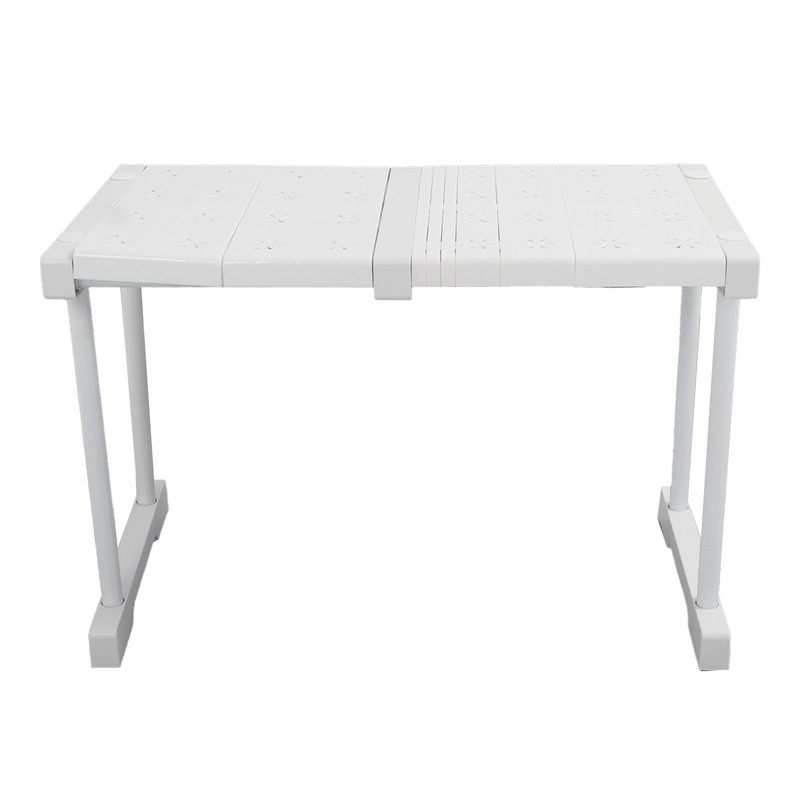 Expandable Shelf Stackable 121lb Load Bearing Divider Storage Rack for