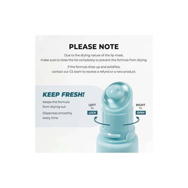 Laka Soothing Prep Lip Mask, Cooling Peel Off Korean Gentle