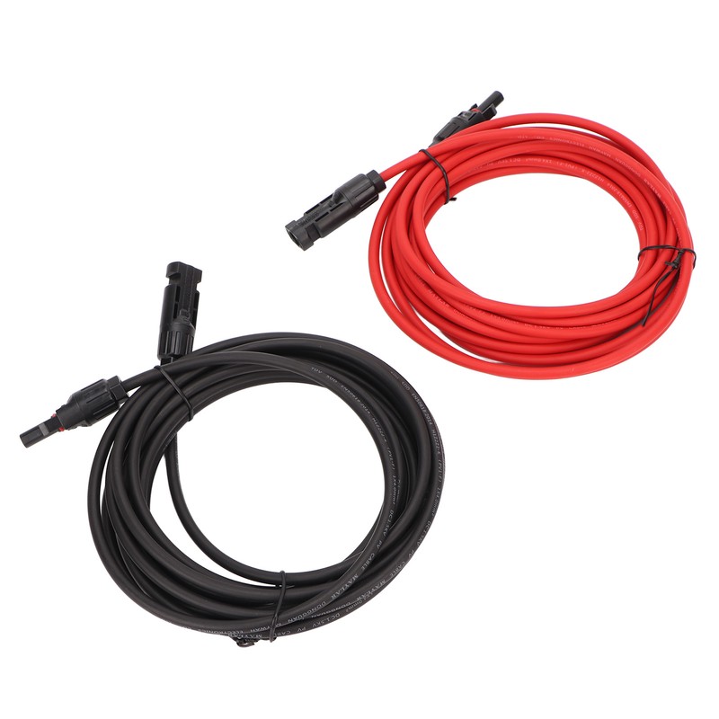 1 Pair 12AWG Solar Panel Wire with Connector Solar Adapter