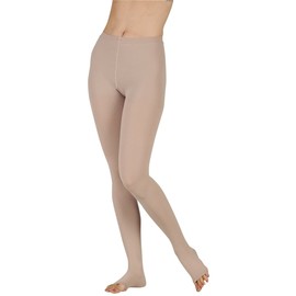 Juzo 2001ATFFOCSH53 II Soft 20-30 mmHg Full Foot Standard Compression Pantyhose with Open Crotch in Short - Seasonal44; II - Small