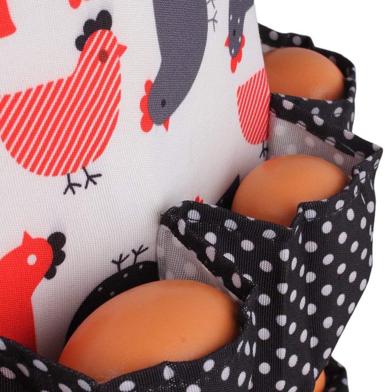 CCCYMM Farm Apron for Eggs Collecting, Chicken Egg Gathering Pocket,