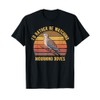 Mourning Dove Bird Lover Vintage Retro Sunset Bird Watching T-Shirt