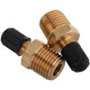 SHINEOFI 2pcs Air Compressor Valve Connector Npt Adapter for Vehicle