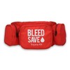 BLEEDSAVE Trauma Waist Bag – 600 D Water-Resistant Red ‘Trauma
