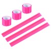 PATIKIL 6pcs Reflective Slap Bands Reflective Band Snap Bracelet Armband
