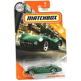 MATCHBOX 1956 DARK METALLIC GREEN ASTON MARTIN CONVERTIBLE DBR1 1:64 MBX CITY