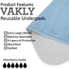 X-Large Washable Underpads 36"x54" with 4-Layer Protection [5 Pack] 36x54