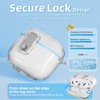 (with Safety Lock) Compatible with AirPods 4 Case with Cleaner