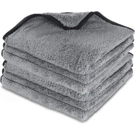 normani Premium Microfibre Polishing Cloth Car Cleaning Cloth Extra Soft & Absorbent Cleaning Cloth Colour Pack of 6