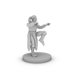 Human Male Monk 3 Tabletop DND Gaming Miniature
