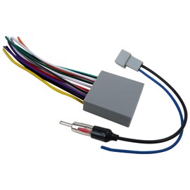Car Stereo Radio Wiring Harness and Antenna Adapter Set Fit for Honda CR-Z Base Hatchback 2-Door 1.5L 1497CC l4 Full Hybrid EV-Gas (FHEV) SOHC Naturally Aspirated 2011