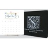 Desk Calendar with easel 2025 - Small Desktop Calendar -