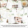 Olivia Samuel 16 Player Bingo Baby Shower Game - Botanicals