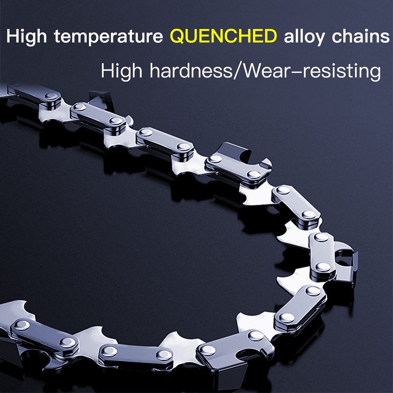 6 Inch Mini Chainsaw Chain - 2 Pieces Replacement Chains