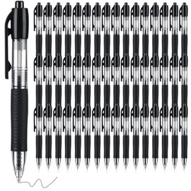 Sayglossy 48 Pack Mini Ballpoint Pens Small Pocket 1.0mm Black Ink Pens Short Pen for Badge Office School Teacher Classroom Student Gifts