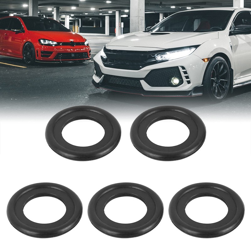 X AUTOHAUX Oil Drain Plug Gasket Replacement M14 Rubber Universal