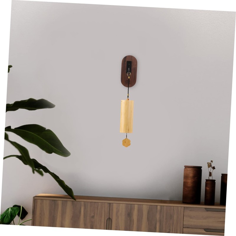 ORFOFE Polyphonic Wind Chime Stand Wooden Wall Wind Chime Bracket