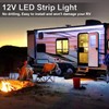 CCBASEBALL 20FT RV Awning Lights, IP68 Waterproof Camper Awning Lights,