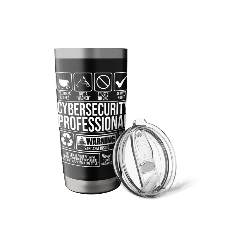 Cybersecurity Professional - Hacker Certified Tech Security Stainless Steel Insulated