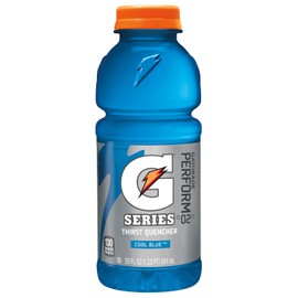 Ready-to-Drink Gatorade, Wide Mouth Plastic Bottles, Cool Blue