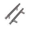 Alzassbg 10 Pack Black Nickel Cabinet Pulls, 3 Inch(76mm) Hole