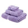 SUPERIOR Solid Egyptian Cotton 3-Piece Towel Set