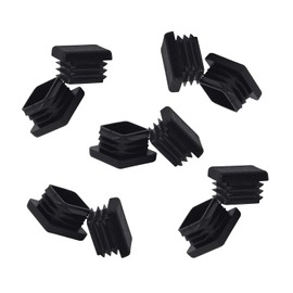 1 Inch1"x1"Square Tubing End Caps (10 PK),1" 1x1Square Tubing Plug Tube End Caps Fence Post Pipe Cap Cover Tubing Insert Chair Glide Finishing Plugs
