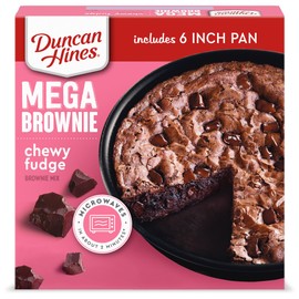 Duncan Hines MEGA Brownie Mix, Chewy Fudge, Easter Baking, 7.7 oz.
