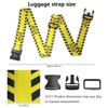 Luggage Strap with Combination Lock, Adjustable Non-Slip Luggage Strap, Long