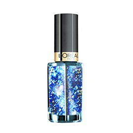 L'OREAL - Vernis Color Riche - Million Saphire - Confettis bleu et paillettes dorées 847