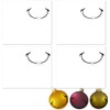 52 Pcs Christmas Stickers Combo - Flat for Windows, Cups
