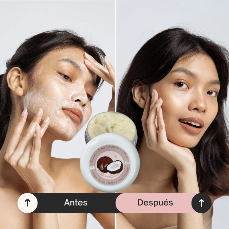 Exfoliante Natural Facial Y Corporal Aclara Y Suaviza