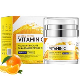 Powerful Anti-Aging Solution with Vitamin C & Brightening - Targets Dark Spots, Smooths Skin & Yields Optimal Results with Gentle Formula