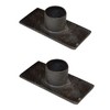 Black Iron Taper Candle Holder, Set of 2 by CWI