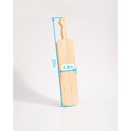4Pcs 22inch Sorority Paddle - Greek Fraternity Paddle, Unfinished Wooden Frat Paddle, Solid Pine Wood Paddles
