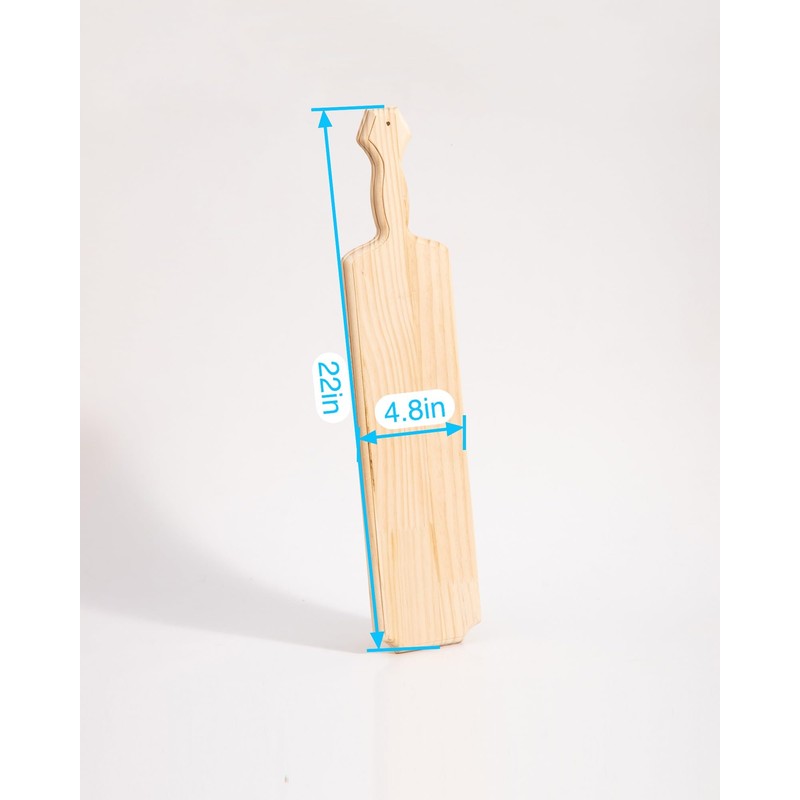 4Pcs 22inch Sorority Paddle - Greek Fraternity Paddle, Unfinished Wooden