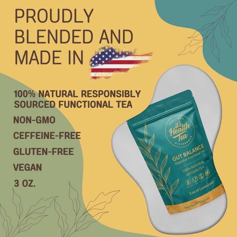 Gut Balance Herbal Tea – Gut Wellness Herbal Blend |