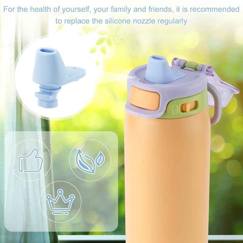 BOXOB 2pcs Spout Replacement for Ello Pop & Fill, 22oz/32oz