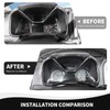 RAZPOY Dashboard Panel Trim, Center Console Dash Board Cover Compatible