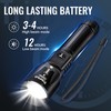 Rechargeable Flashlights 2Pack High Lumens, 5Mode Rechargeable Flashlights with LCD
